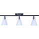 Radley 3 Light Black/White Track Lighting Ceiling Light