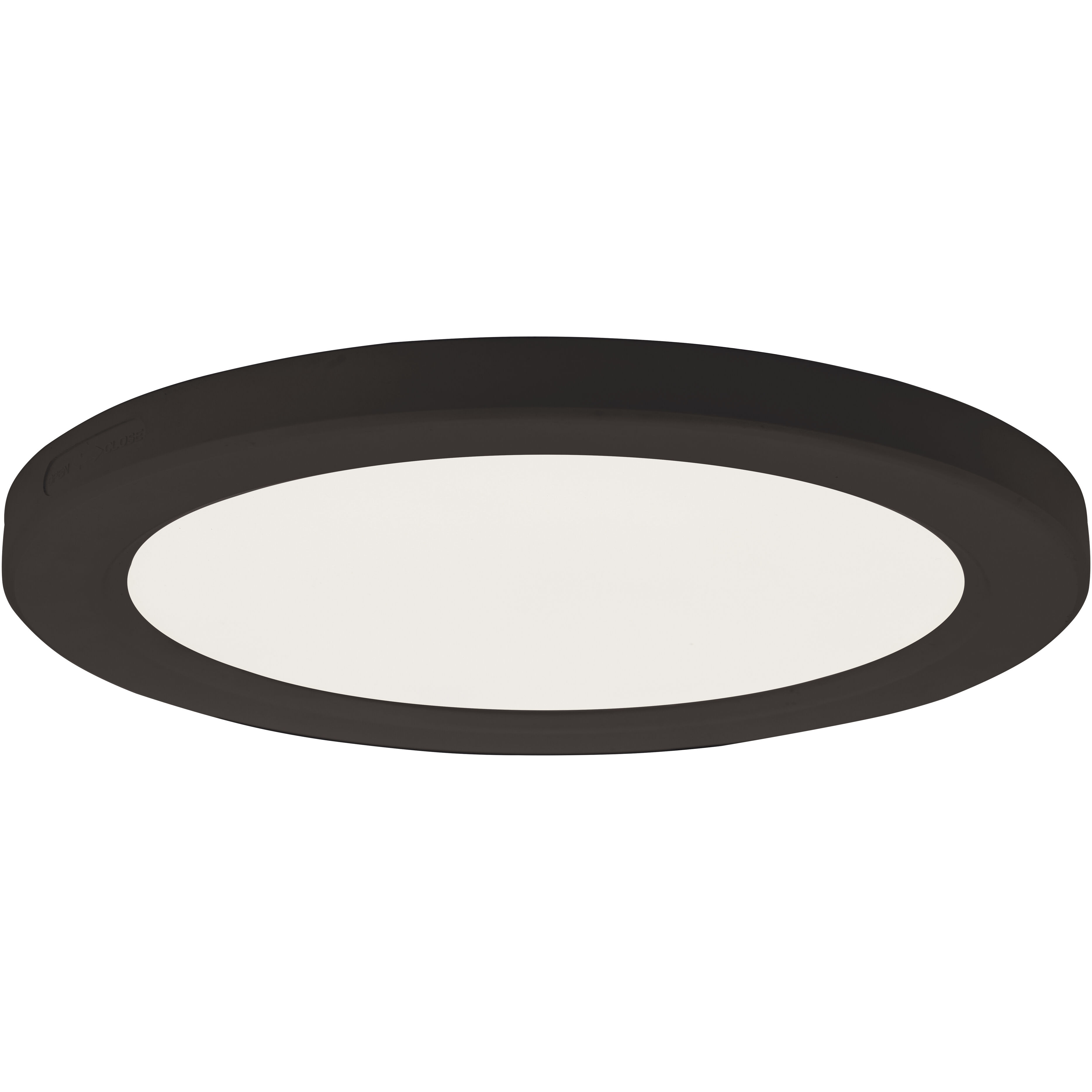Trix LED 9 inch Black Flushmount Ceiling Light