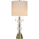Cameron 33.25 inch 60.00 watt Clear Ribbed Table Lamp Portable Light