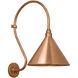 Thomas O'Brien Academy Barn Light LED 24 inch Soft Copper Larrabee Barn Light in 12.5" Soft Copper Conical Savannah Shade