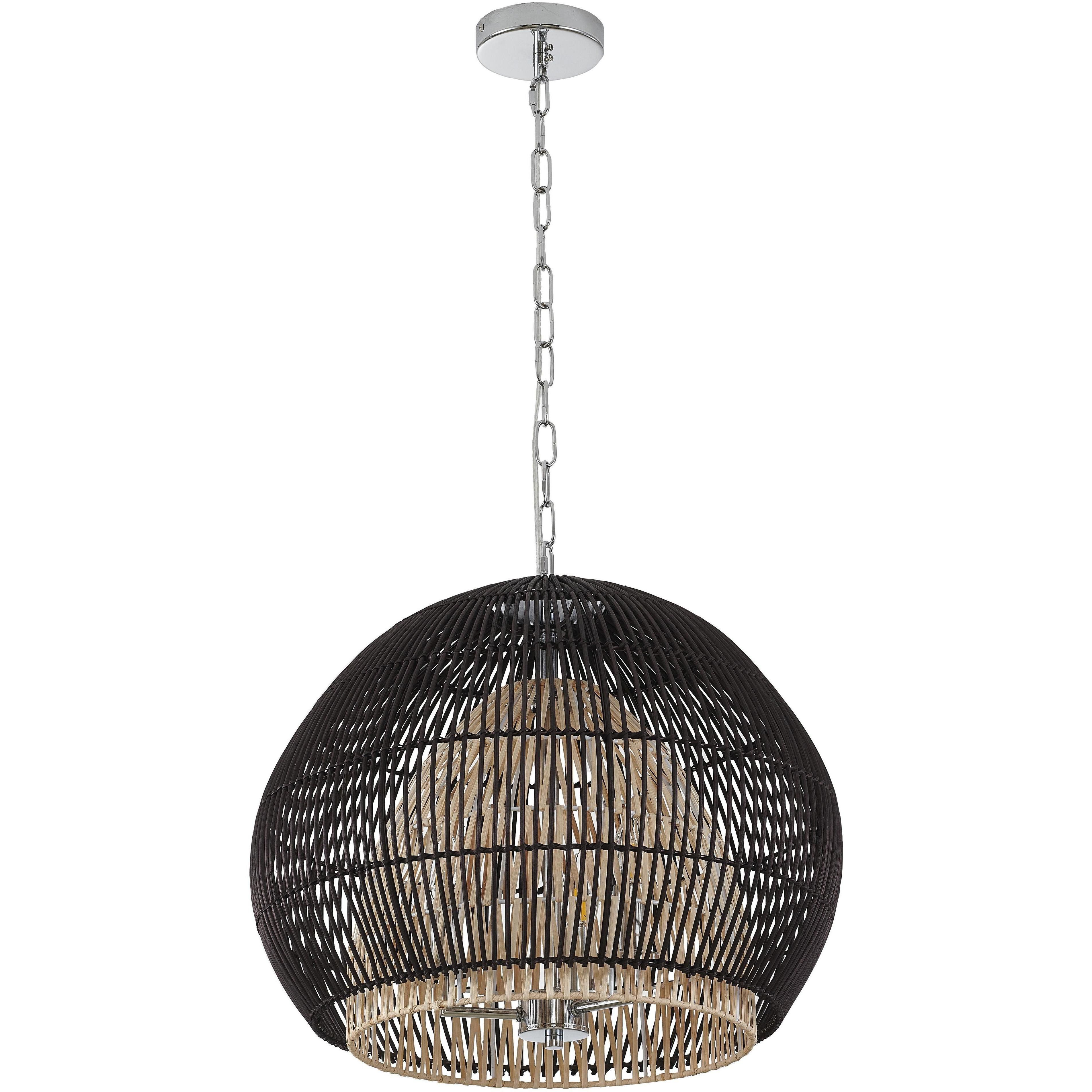 Canada 3 Light 20 inch Chrome Chandelier Ceiling Light