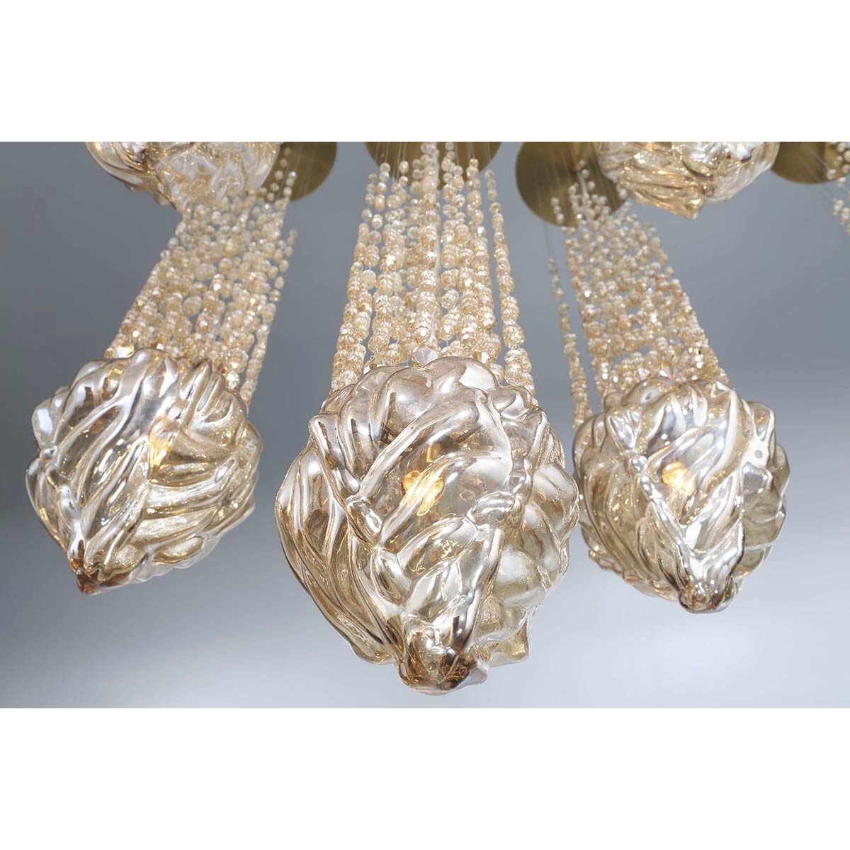 Cascata 7 Light 6 inch Polished Gold Chandelier Ceiling Light
