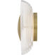Haven LED 15 inch Heritage Brass Sconce Wall Light