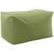 Seascape 18.25 inch Moss Outdoor Pouf Bench