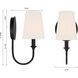 Payton Bath Sconce Wall Light in Black Forged