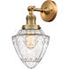 Franklin Restoration Bullet LED 7 inch Brushed Brass Sconce Wall Light