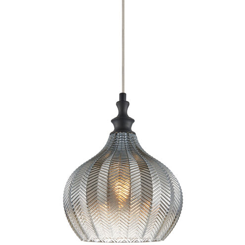 Renity 1 Light 10 inch Smoke Pendant Ceiling Light