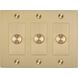 3G 100-120 Brass Dimmer Switch, LED