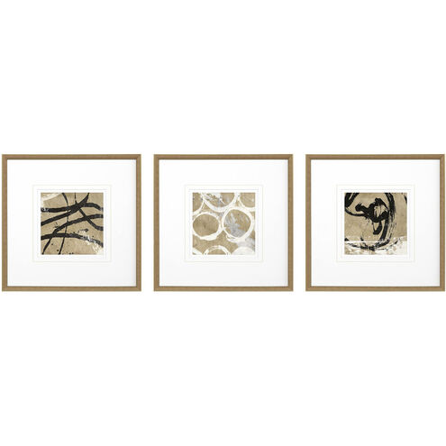 Grammercy Brown and Beige and Black Framed Art