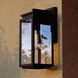 Uptown 1 Light 12.5 inch Matte Black Outdoor Wall Lantern