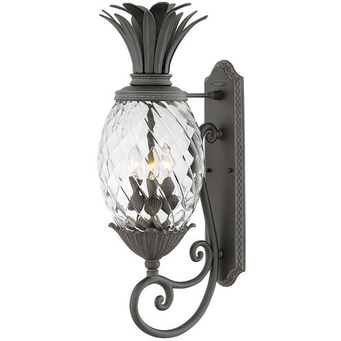 Plantation 3 Light 10.25 inch Outdoor Wall Light