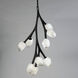 Blossom LED 19.25 inch Black Multi-Light Pendant Ceiling Light