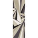 Voyages 96 X 30 inch Medium Gray, Cream, Navy, Black Rug