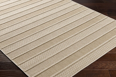 Rockport 84 X 63 inch Ivory Outdoor Rug, Rectangle