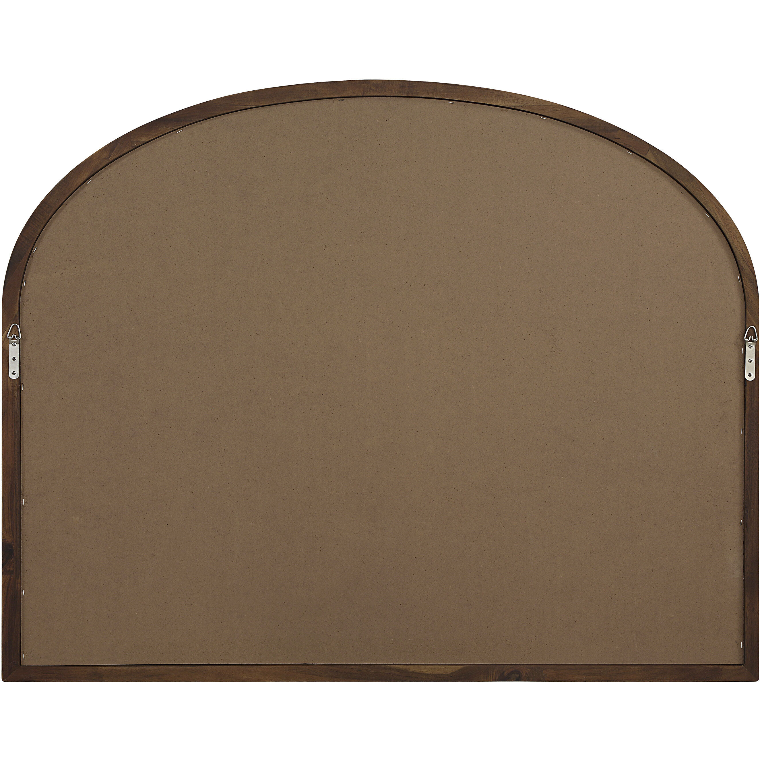 Kindra 50 X 40 inch Walnut Wall Mirror