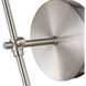 Mel 1 Light 5 inch Burnished Nickel Wall sconce Wall Light