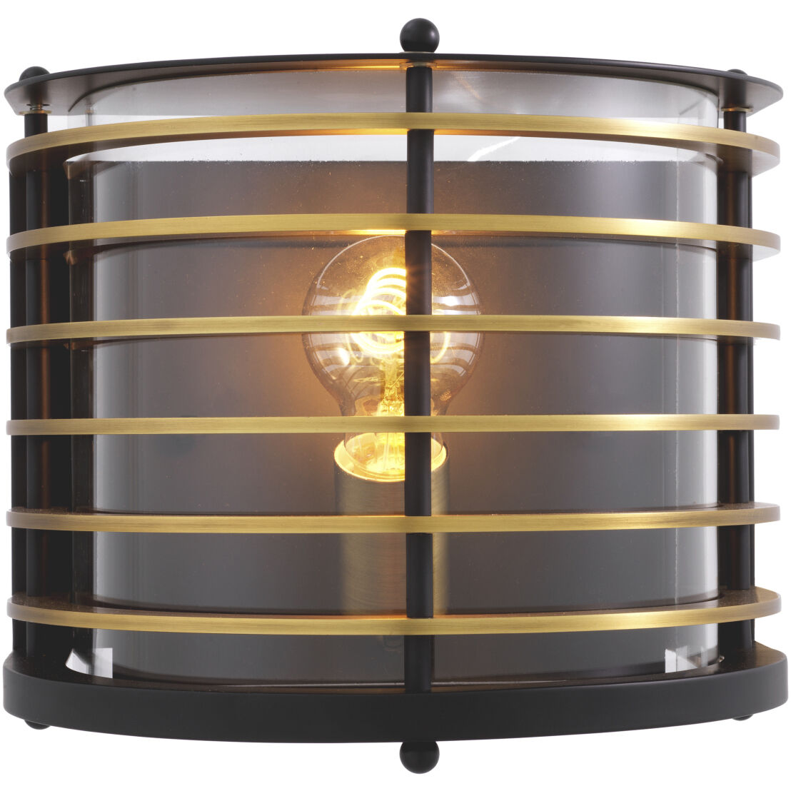 Logan 1 Light 7.87 inch Black Outdoor Wall Lamp