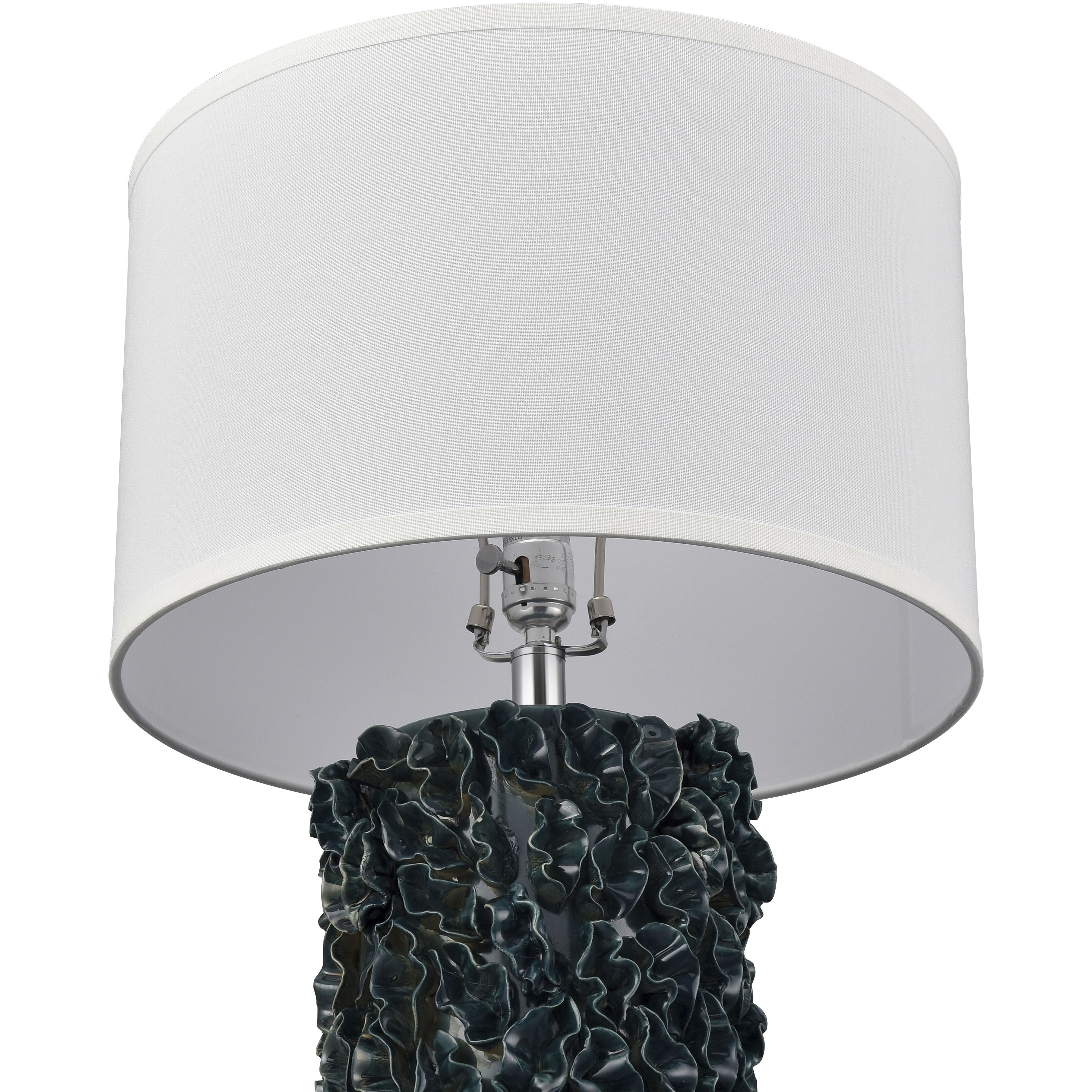 Larkin 25 inch 150 watt Dark Green Table Lamp Portable Light