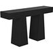 Wendell 52 X 12 inch Matte Black Console