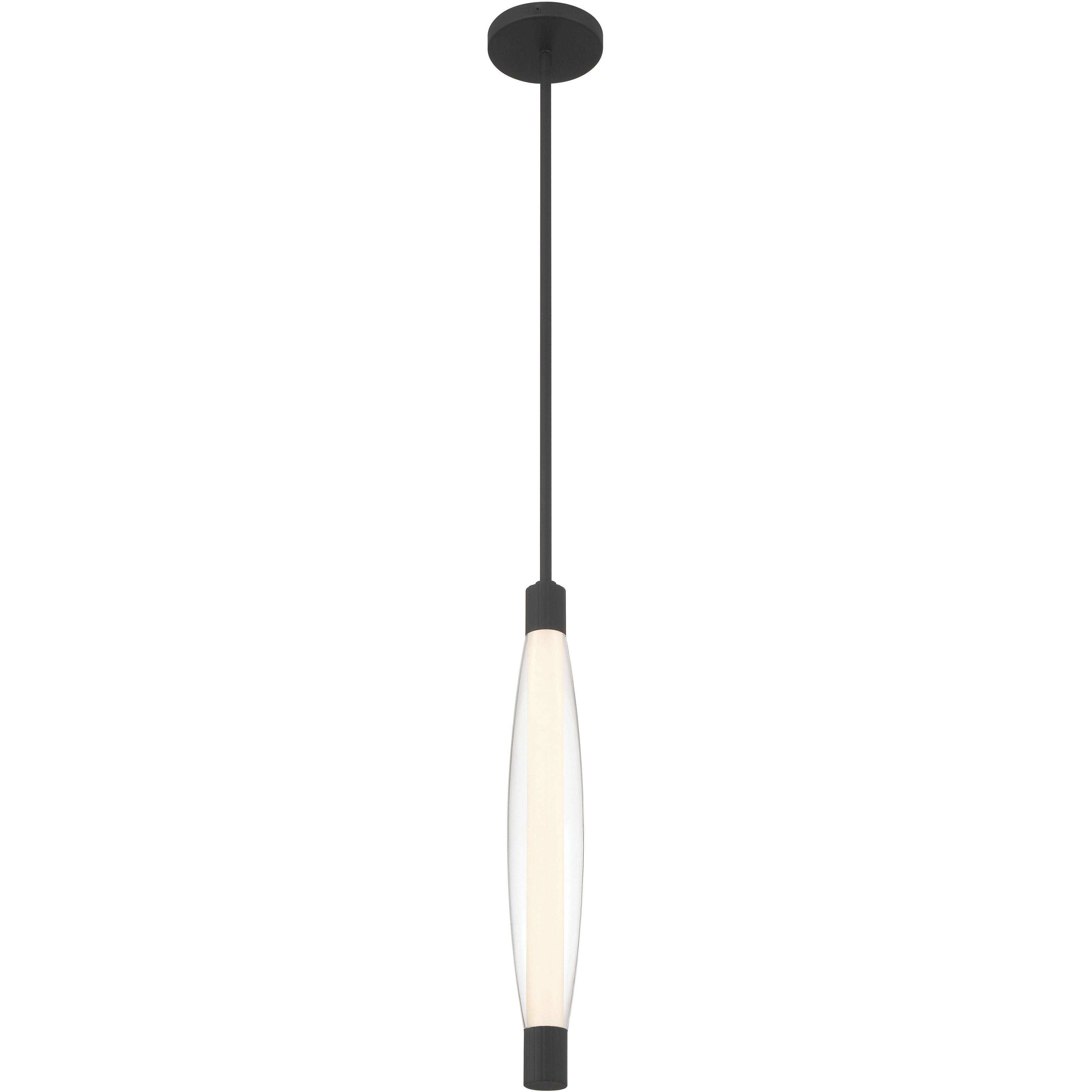 Verto LED 3 inch Dark Matte Black Pendant Ceiling Light