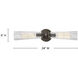 Jude 2 Light 24 inch Black Oxide Bath Light Wall Light