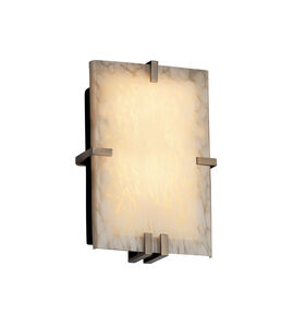 Fusion LED 9 inch Brushed Nickel ADA Wall Sconce Wall Light in Opal, 2000 Lm LED