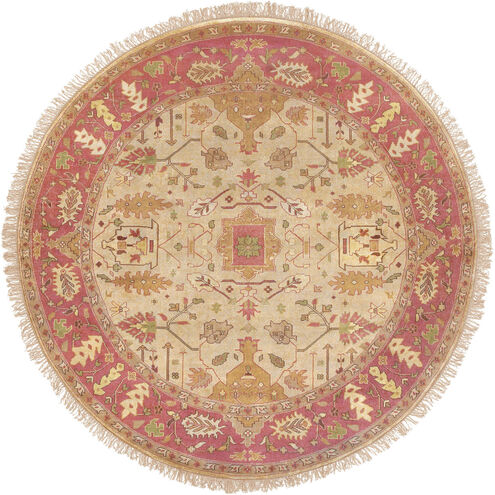 Adana 96 inch Brown and Red Area Rug, Wool