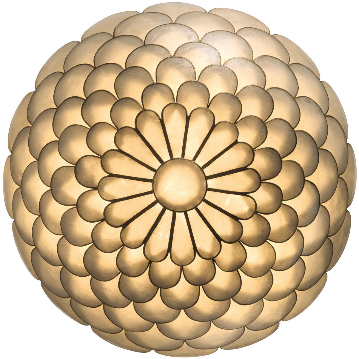 Darby 3 Light 16 inch Soft Gold Semi Flush Ceiling Light