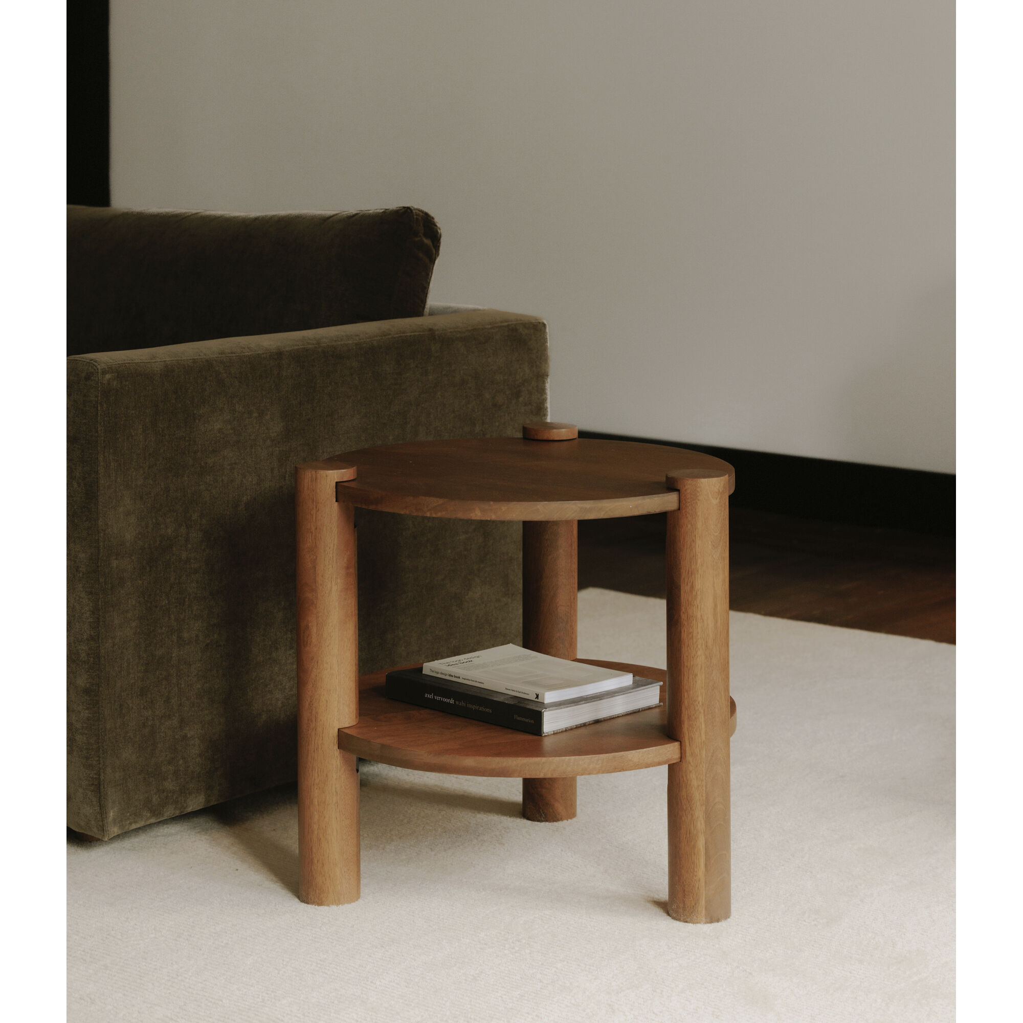 Olsen 22.5 X 21 inch Brown Accent Table