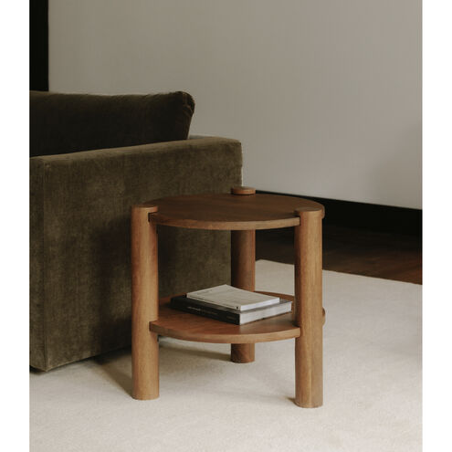 Olsen 22.5 X 21 inch Brown Accent Table