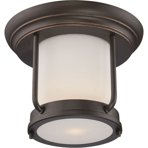 Bethany LED 10 inch Mahogany Bronze Outdoor Flush Mount