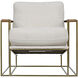 Oryan Brass Occasional Chair