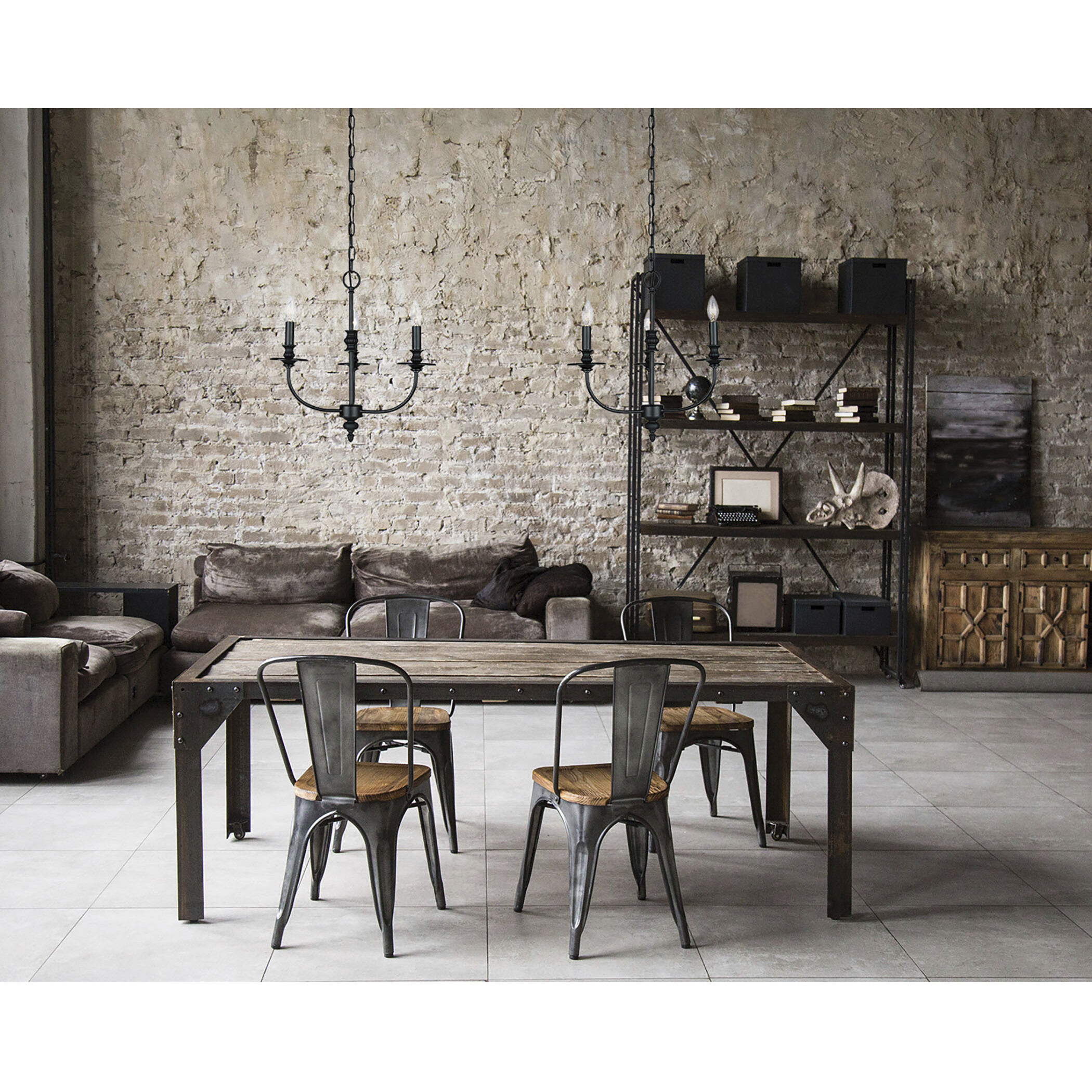 Hartford 3 Light 18 inch Oil Rubbed Bronze Chandelier Ceiling Light