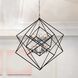 Artistry LED 47 inch Matte Black and Harvest Brass Chandelier Ceiling Light in Matte Black and Satin Brass