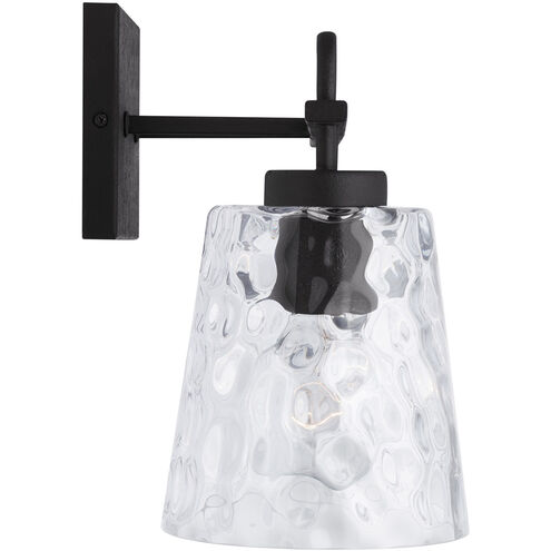 Fenton 3 Light 24 inch Black Iron Vanity Light Wall Light