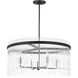 Drew & Jonathan Finley 4 Light 24 inch Midnight Black Chandelier Ceiling Light