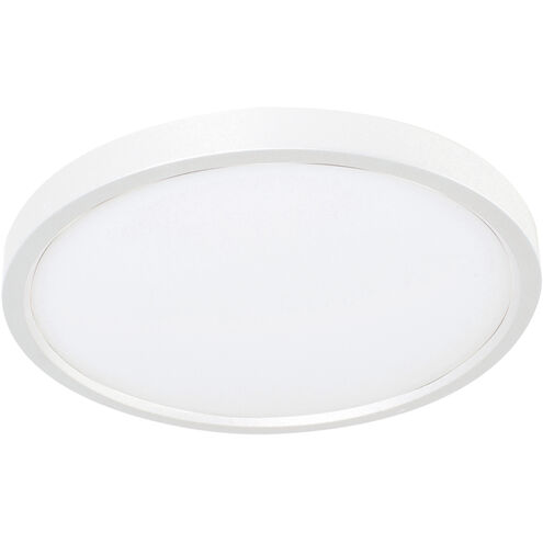 Edge Round 1 Light 8 inch White Flush Mount Ceiling Light