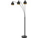 Lovett 86 inch 60 watt Dark Bronze Floor Lamp Portable Light