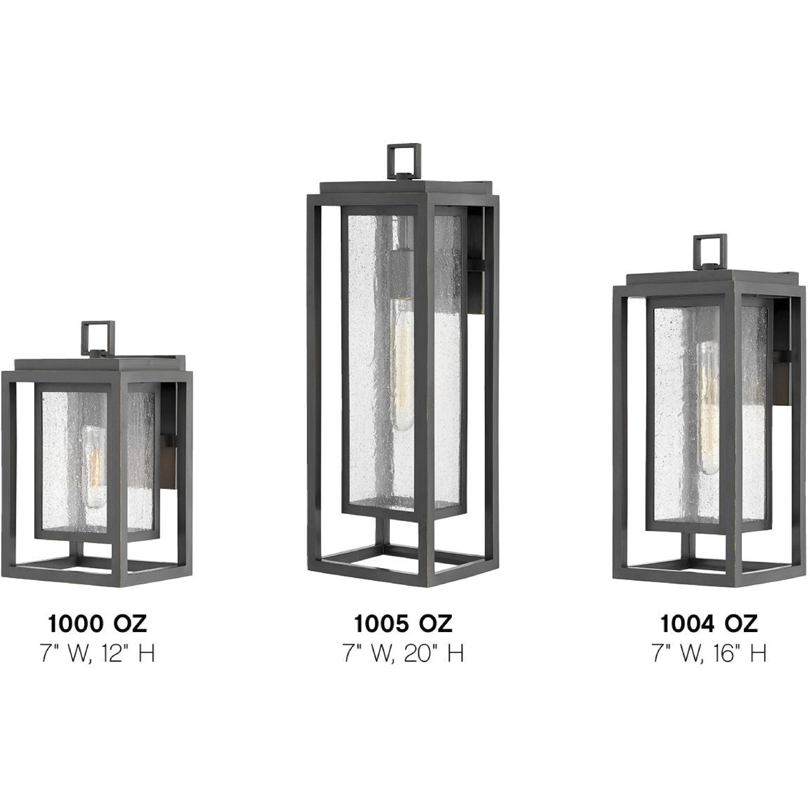 Coastal Elements Republic LED 16 inch Oil Rubbed Bronze Outdoor Wall Mount Lantern, Estate Series