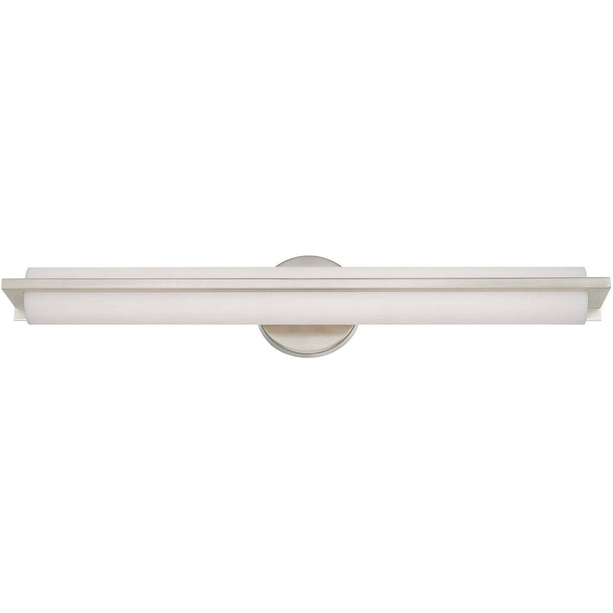 Visby LED 4 inch Brushed Nickel ADA Bath Vanity Wall Light