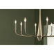 Deela LED 36 inch Champagne Bronze Chandelier Ceiling Light