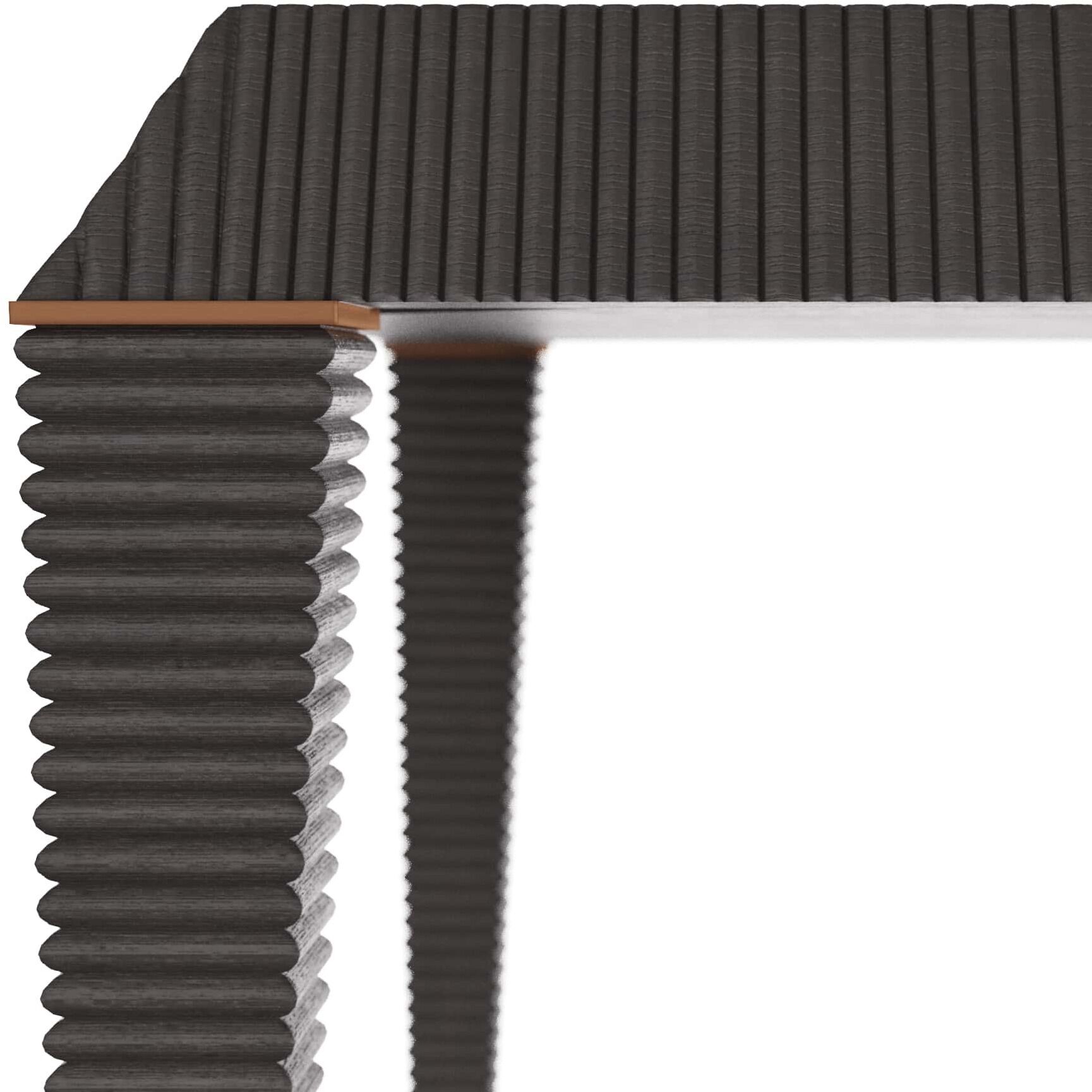 Tristan 72 X 30 inch Sable Dining Table 