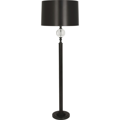 Celine 63 inch 150.00 watt Deep Patina Bronze with Crystal Floor Lamp Portable Light