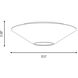 Kelly by Kelly Wearstler Echo LED 12.5 inch Midnight Black Flush Mount and Sconce Ceiling Light