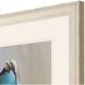Naturals Collection Distressed Ivory Wood Framed Art