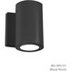 Vessel LED 5.6 inch Black Outdoor Wall Light in 1, 3000K