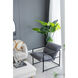 Teddy Dark Grey/Black Sling Chair