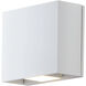 Alumilux Cube LED 7 inch White ADA Wall Sconce Wall Light