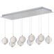 Rhythm LED 33.5 inch Polished Chrome Linear Pendant Ceiling Light