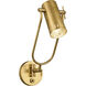 Ruehl 14 inch 9 watt Lacquered Brass Swing Arm Wall Sconce Wall Light